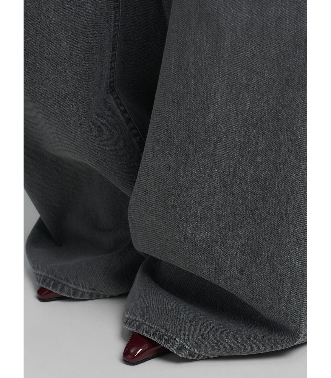 バギーフィットMARGOTTリサイクルブラックデニム 詳細画像 ダークグレー 6